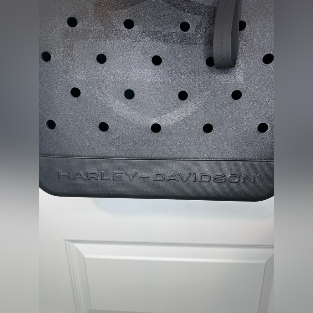Harley-Davidson Black Perforated Tote with Logo - Picture 4 of 9